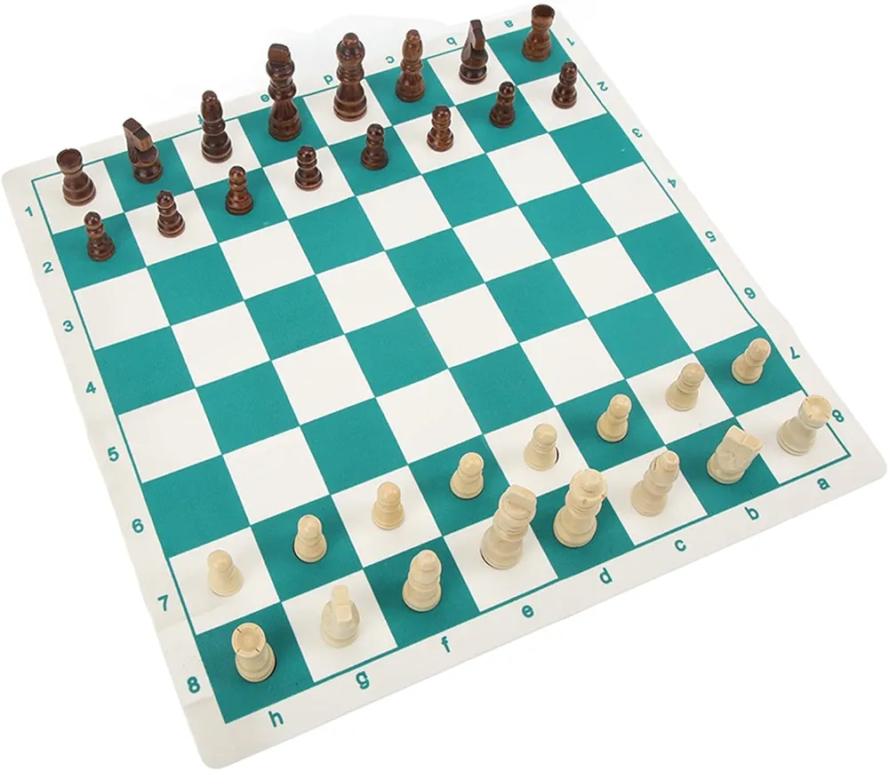 SPYMINNPOO Juego de Ajedrez Internacional, Piezas de Ajedrez con Tablero de Ajedrez de PU, Juego de Tablero de Ajedrez para Profesionales Principiantes Deportes De Ocio Ajedrez Chino