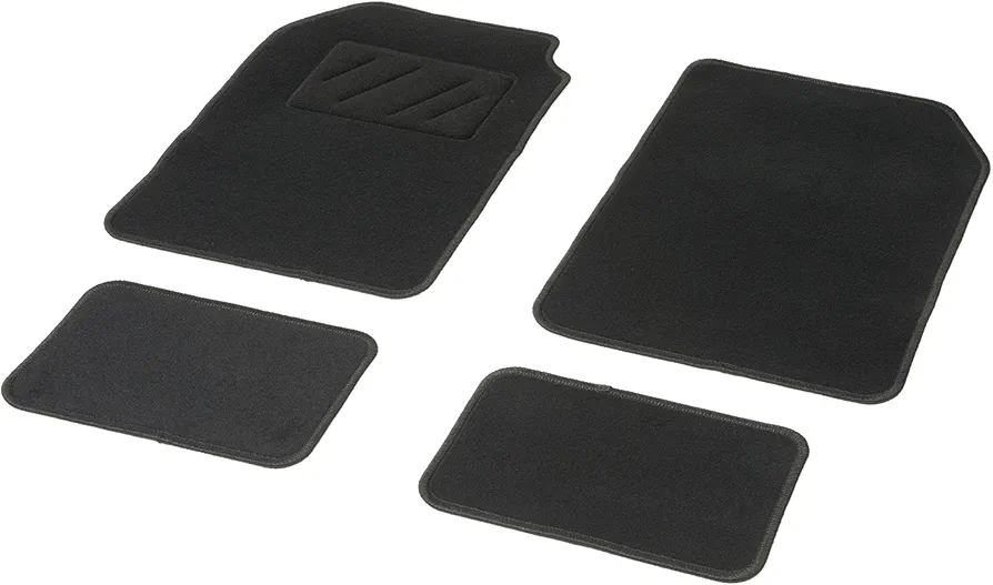 DBS - Alfombrillas de Suelo - Coche/Automóvil - 4 Unidades : Delanteras + Traseras - Universal - Antideslizantes