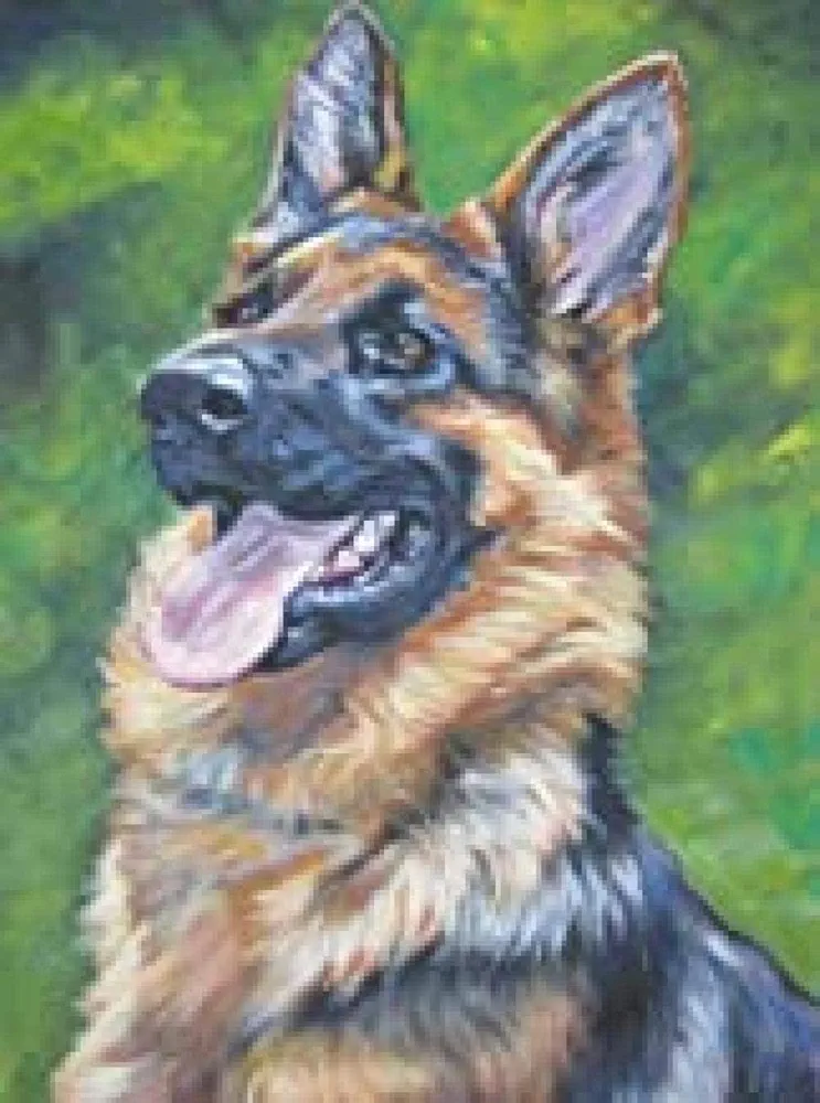 ZZMMUW Rompecabezas de Madera de Animales Pintura de Perro policía 1000 Piezas Rompecabezas Ocio Juegos creativos de Bricolaje Desafío Juguetes artísticos para Adultos Niños