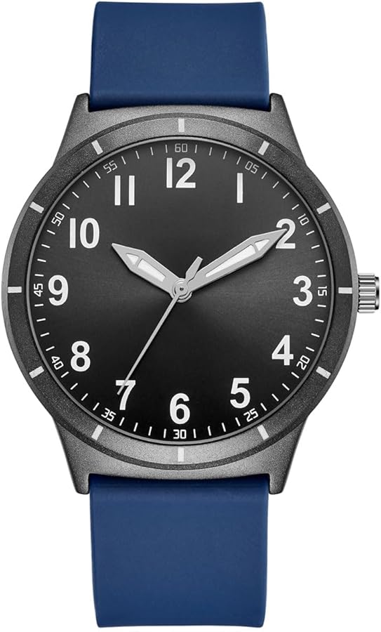 CIVO Reloj Hombre Analógico Cuarzo Silicona Reloj Pulsera Hombre Minimalista Business Reloj Hombre Impermeable Luminoso, Elegante Regalos Hombre