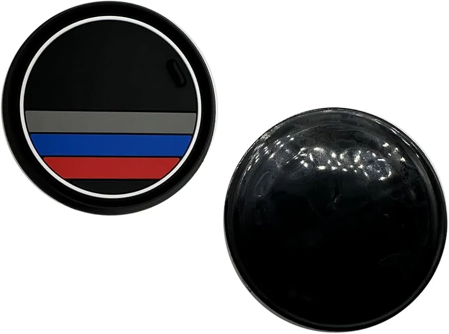2 Piezas Auto Accesorios Interiores Antideslizante Posavasos para 1 3 5 7 Serie F30 F35 320li 316i X1 X3 X4 X5 X6 (66 mm de diámetro)