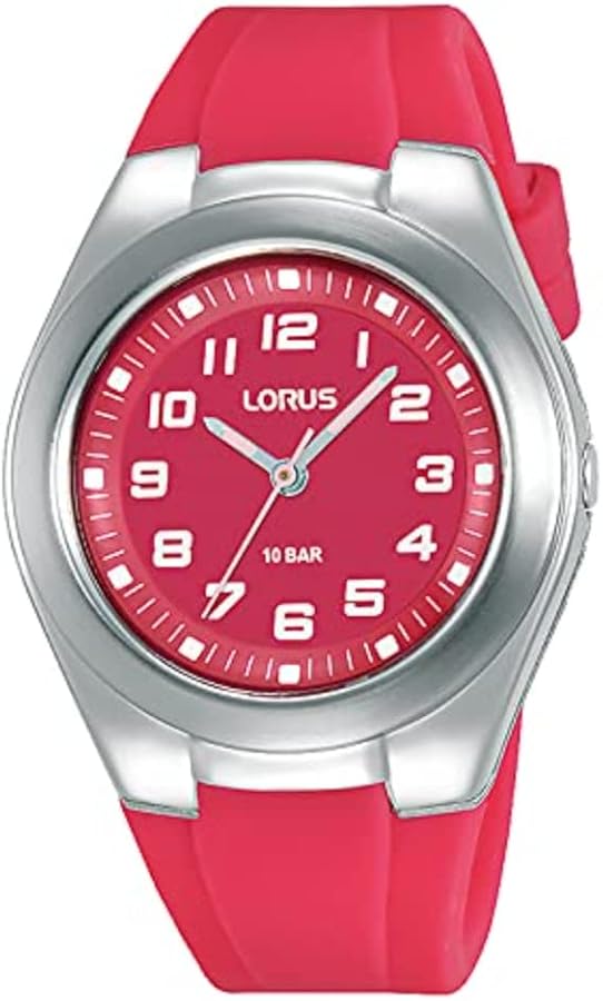 Lorus Reloj Unisex Analógico de Cuarzo con Correa de Silicona