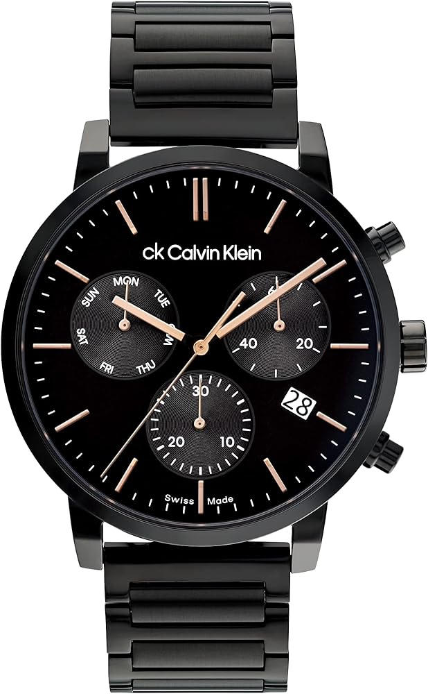 CALVIN KLEIN Reloj Analógico para Hombre de Cuarzo con Correa en Acero Inoxidable 25000026