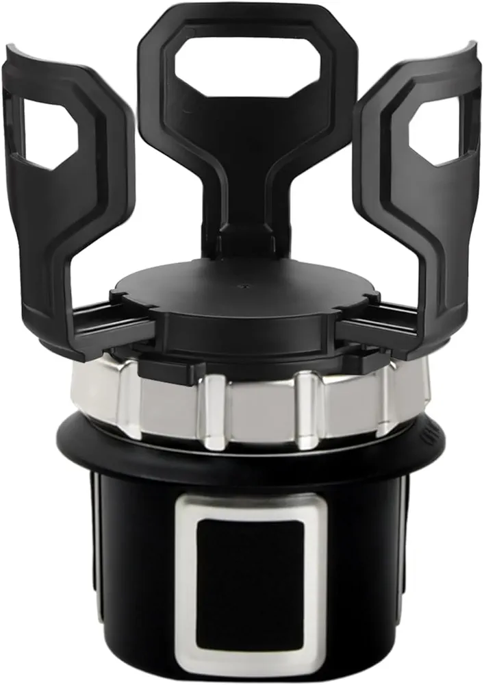 Portavasos Coche, Ajustable Soporte para Bebidas Botella Coche Multifuncional Portabotellas para Automóvil Universal Car Drink Insert Cup Holder Expander Adapter para Termos, Café