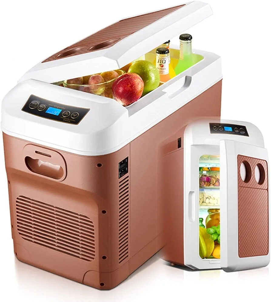 YADLCR Nevera portátil eléctrica de Viaje | Refrigerador del automóvil | Congelador Frigorífico para Camión, Coche, Camping, 12V/24V/220-240V, Capacidad 28 litros