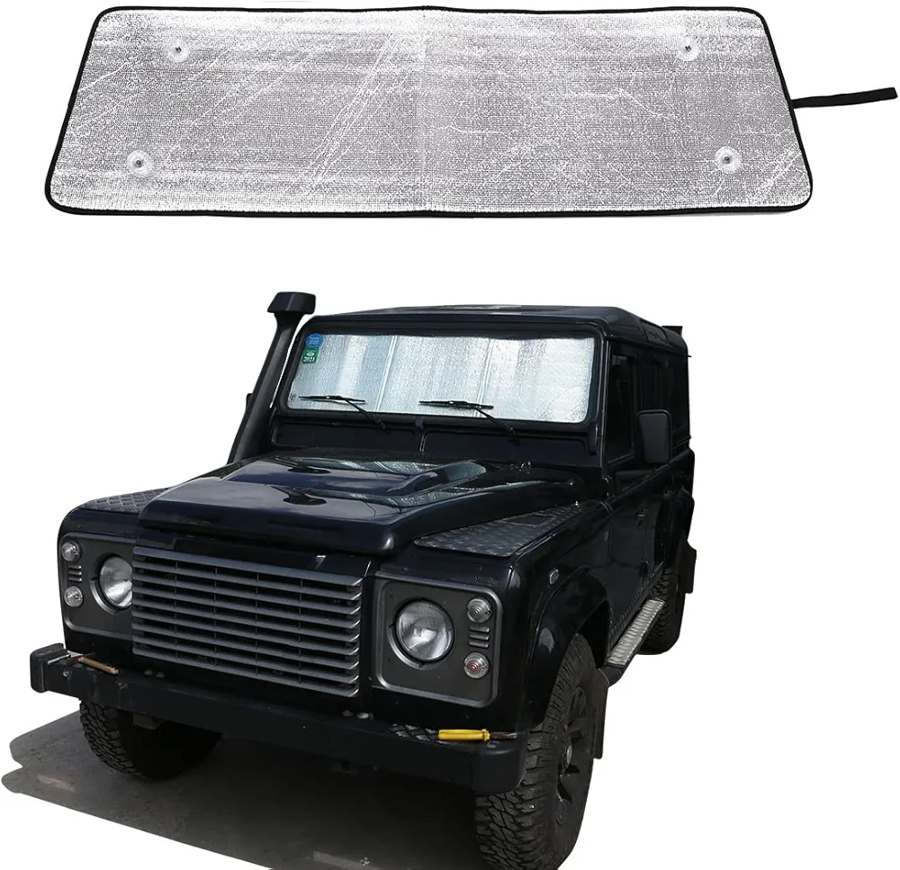 Parasol para parabrisas de coche, plegable, reflectante, para LR Defender 110 130 2009-2018 para Landrover 90
