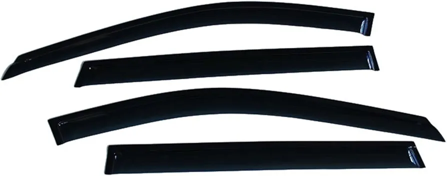 Deflectores de Viento para automóviles para Hyundai Santafe 2019-2021, Visera Protectora contra la Lluvia y el, Color Negro, para Deflector de ventilación de Puerta, Accesorios