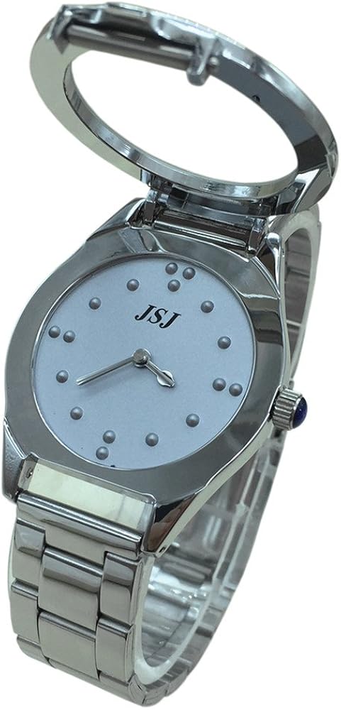 VISIONU Reloj De Pulsera Braille para Invidentes o Personas Mayores Gris Dial (para Hombre)