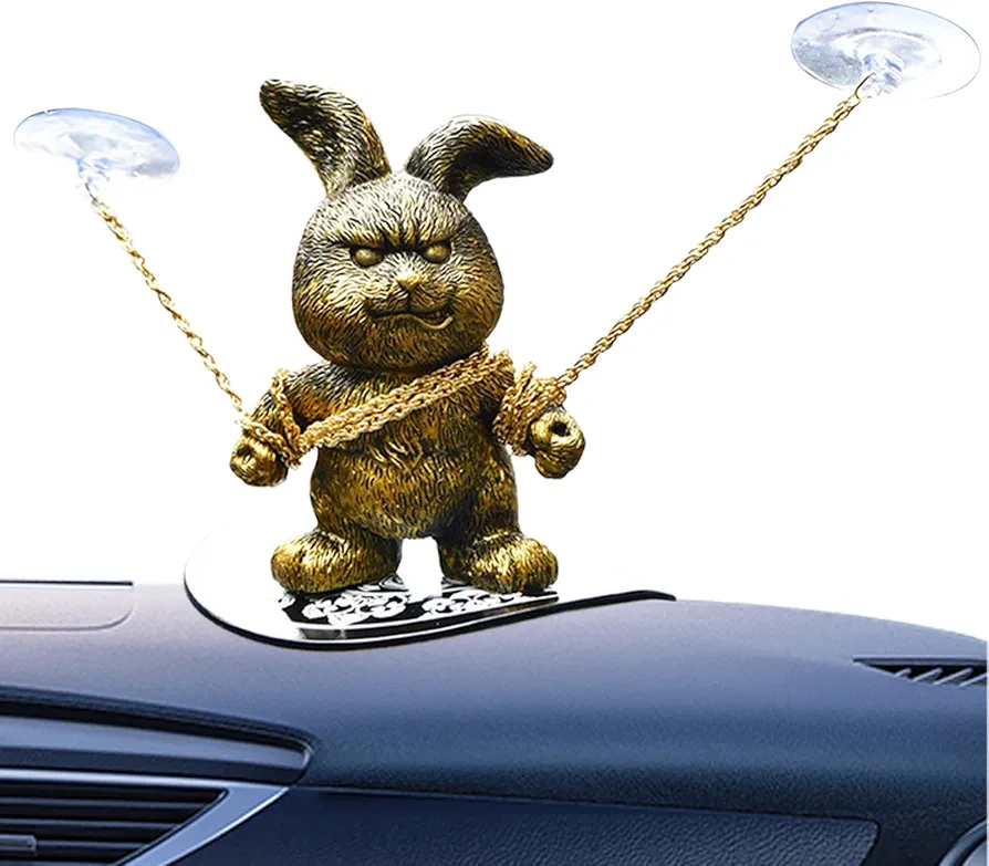 Decoración de salpicadero, figura de animal de resina, adorno de tablero de automóvil, accesorios divertidos para tablero de instrumentos de coche, decoración de escritorio del hogar