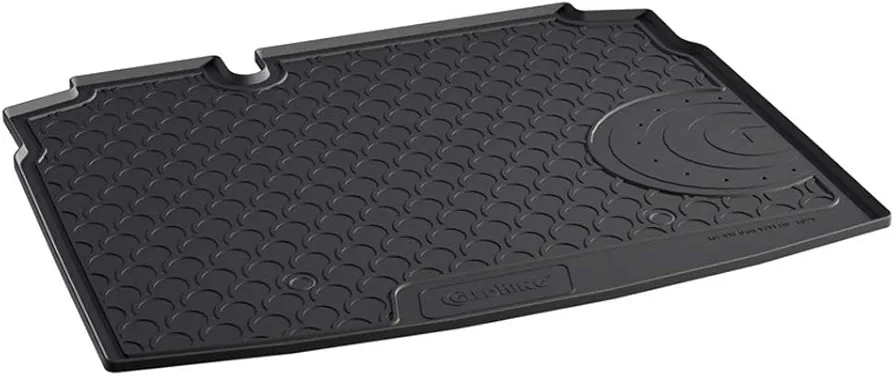 Alfombra de Rubbasol (Goma) Maletero Compatible con Volkswagen Golf V & Vi HB 3/5-puertas 2003-2012 (con Rueda de Repuesto pequeño)