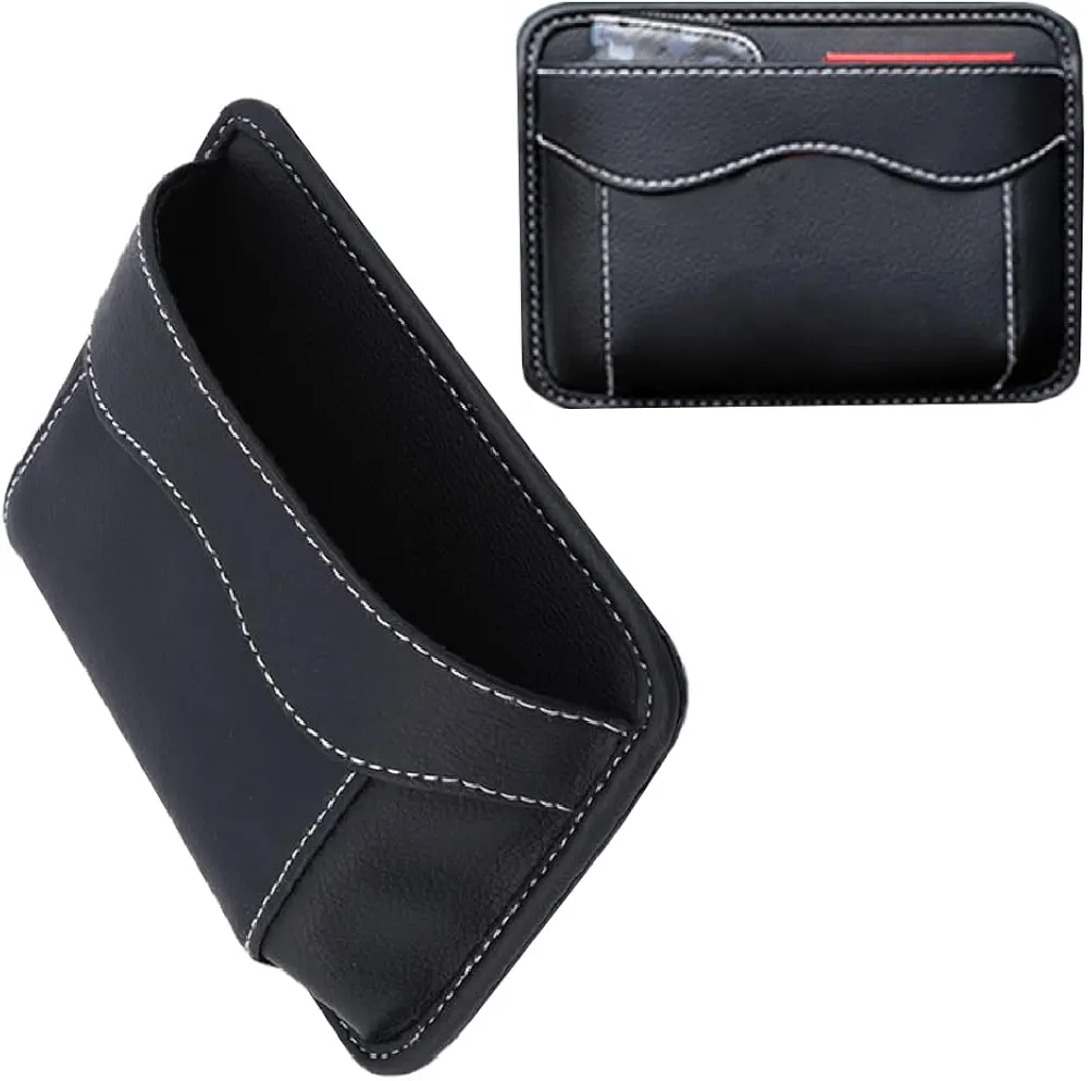 Lowats Caja Almacenamiento Asiento Automóvil Organizador Almacenamiento Gap Coche Bolsa Coche Asiento Caja Car Universal Bolsa de Almacenamiento Maletero Coche Autoadhesivo Organizador del Coche Bolsa