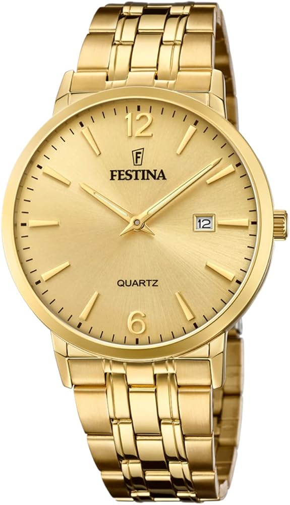 FESTINA Reloj Analógico para Hombres de Cuarzo con Correa en Acero Inoxidable F20513/3