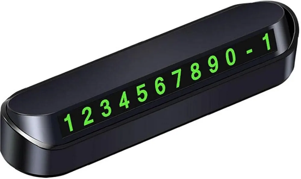 Coche Temporal Aparcamiento Placa Tarjeta De Número De Teléfono Número De Teléfono Parking Car-Labra Los Accesorios del Automóvil
