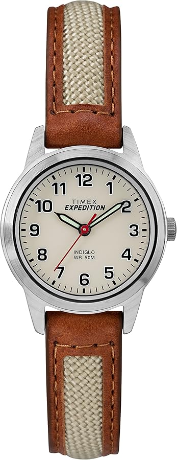 Timex Expedition Field Mini - Reloj para Mujer con correa de piel