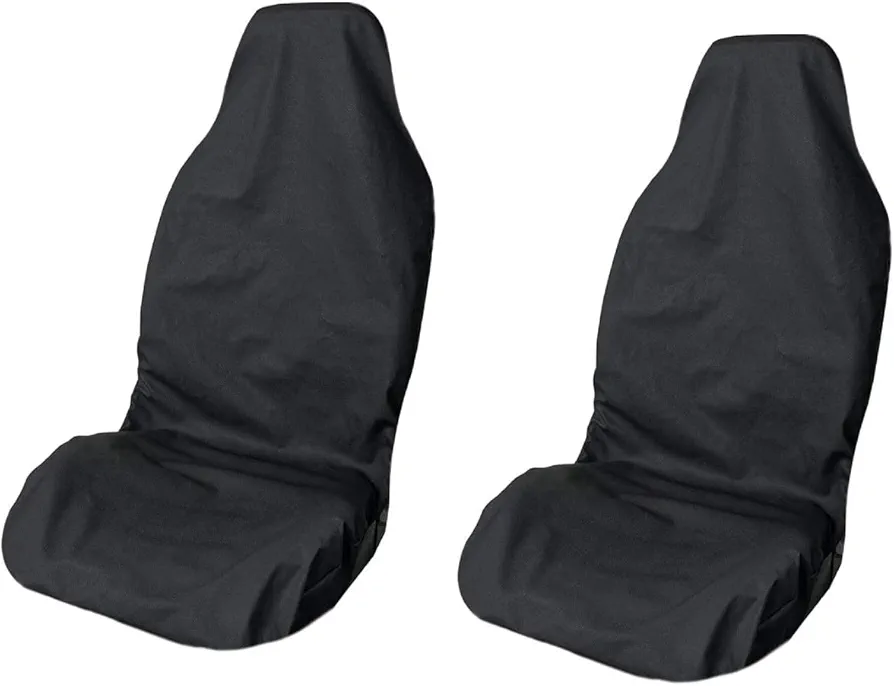2 Piezas Funda Asiento Coche, Protector Universal para Asiento de Coche, Protector Impermeable para Asientos de Automóvil, Coche Impermeable Cubierta del Asiento,Funda Asiento Coche Accesorios