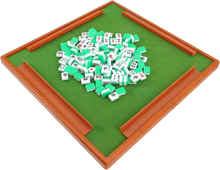 Toyvian 1 Juego Viajes Ocio Mahjong Cartas Mahjong 2022 Mini Juego De Mahjong Portátil Versión China Mahjong Fichas De Mahjong Mesa De Mahjong Abdominales Pequeño Mahjong Porcelana Viajar
