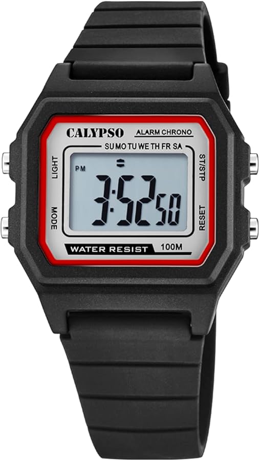 CALYPSO Reloj Digital para Unisexo de Cuarzo con Correa en plástico K5805/4