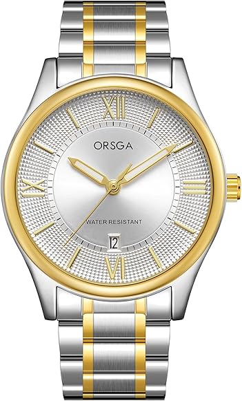 CIVO Reloj con Pulsera de Acero/Cuero Hombre Analógico Relojes Elegante Vintage Relojes Hombre con Fecha Luminox Vestir Reloj Caballero