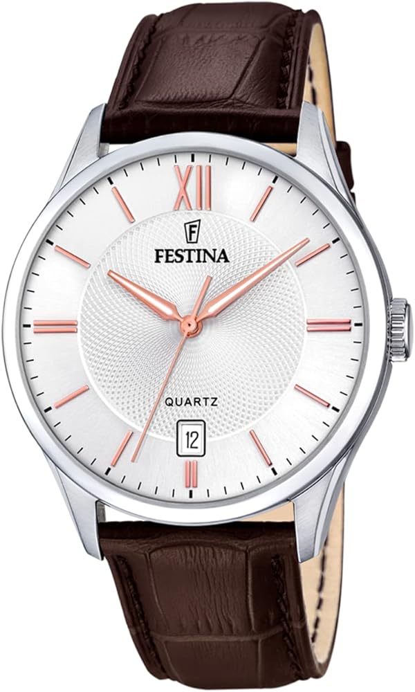 FESTINA Reloj Analógico para Hombres de Cuarzo con Correa en Cuero F20426/4