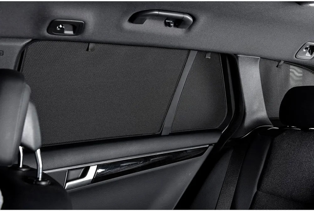 CAR SHADES Juego Compatible con Volvo V50 Station Wagon 2003-2012 (6-Partes)