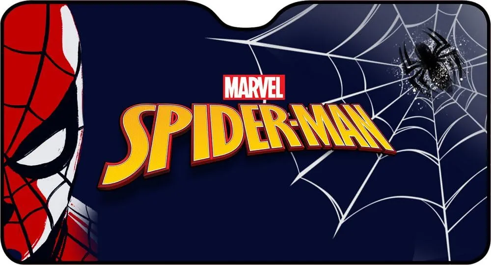 Parasol Delantero Parabrisas Coche Spiderman 130x70 cm Hombre araña Dibujos Animados