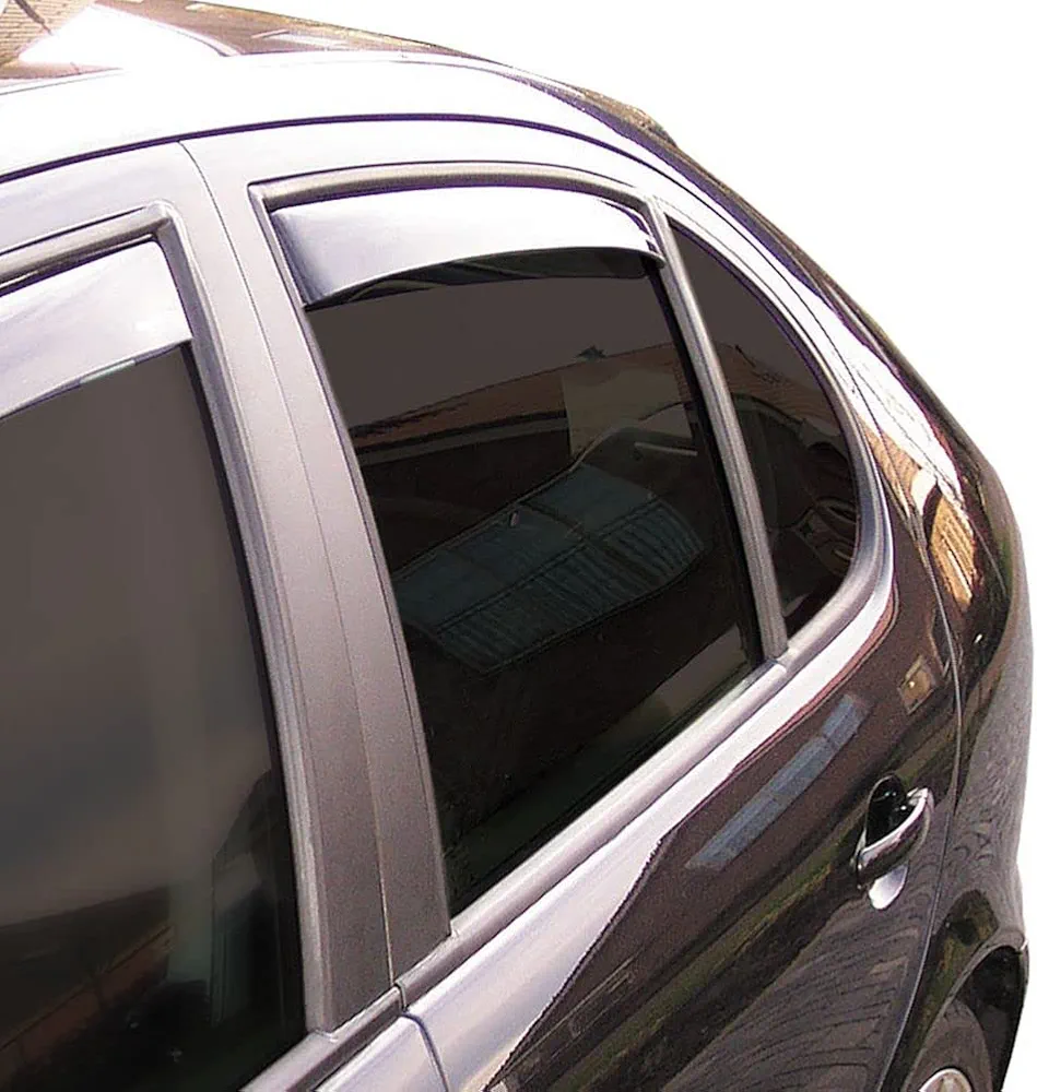 ClimAir 4563 Dark Deflectores de Aire Master Negro (Trasera) Compatible con Seat Ateca 2016