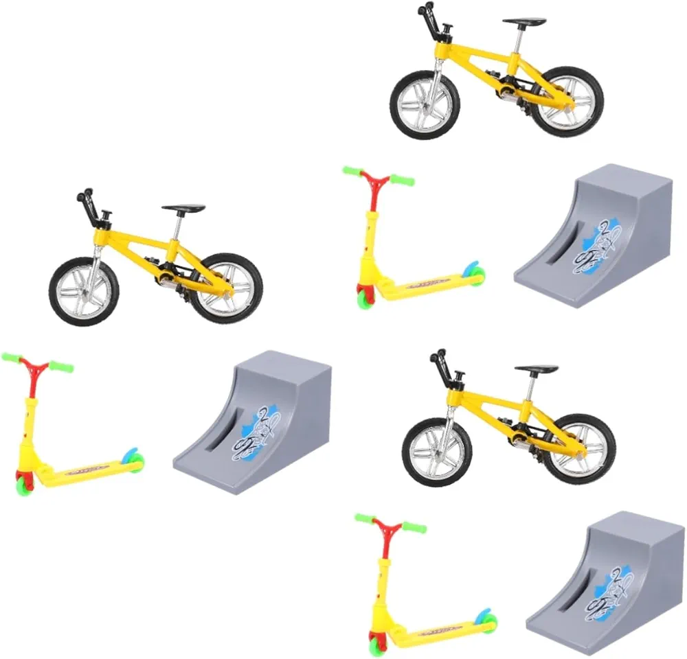 VICASKY 3 Juegos De Bicicleta De Mini Bicicleta Juego De Escritorio De Ocio Juguetes Juegos De Mesa Bicicleta De Juguete Juguetes Educativos para Niños Scooter De De