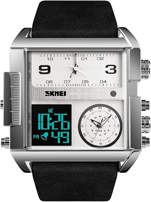 RORIOS Reloj Digital para Hombres Electrónico Relojes de Pulsera para Hombre Multifuncional Relojes con Alarma Cronómetro Deportivos
