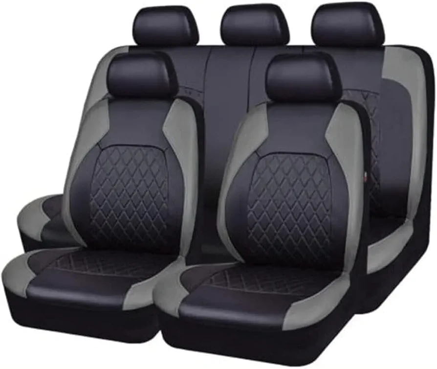 Fundas de Asientos Coche para Ford Transit Connect/Transit Connect V408/Transit Courier/Transit Custom, Juego Completo Protector de Cubreasientos Compatibles con Airbags Laterales Interior Accesorios