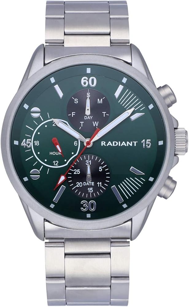Radiant - Colección Commander - Reloj analógico de Cuarzo. Reloj de Pulsera para Hombre. 5 ATM. 44mm.