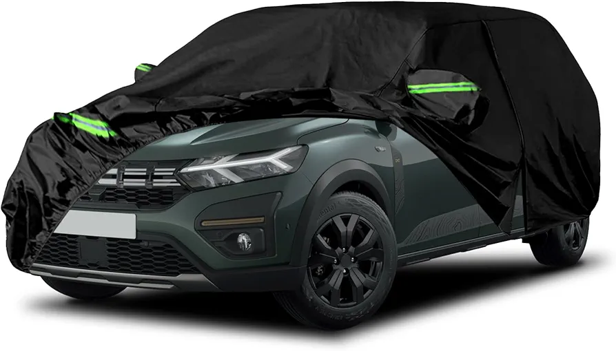 Funda Coche Exterior Compatibles con Dacia Jogger 2021-2024, Cubierta para Coche Impermeable, Coberturas Completas con Tira Reflectante