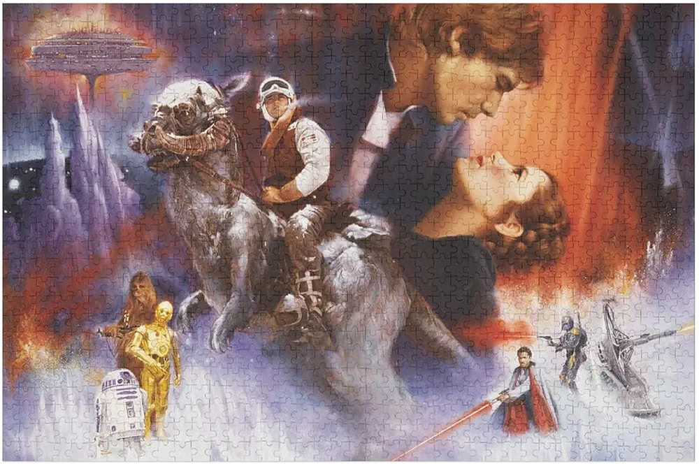 ANSNOW Rompecabezas para Adultos Películas de Ciencia Ficción Decoraciones Diy Juego de Ocio Juguete Adecuado Familiar Amigos Rompecabezas de Animales Juguetes Educativos Juego Divertido Regalos par