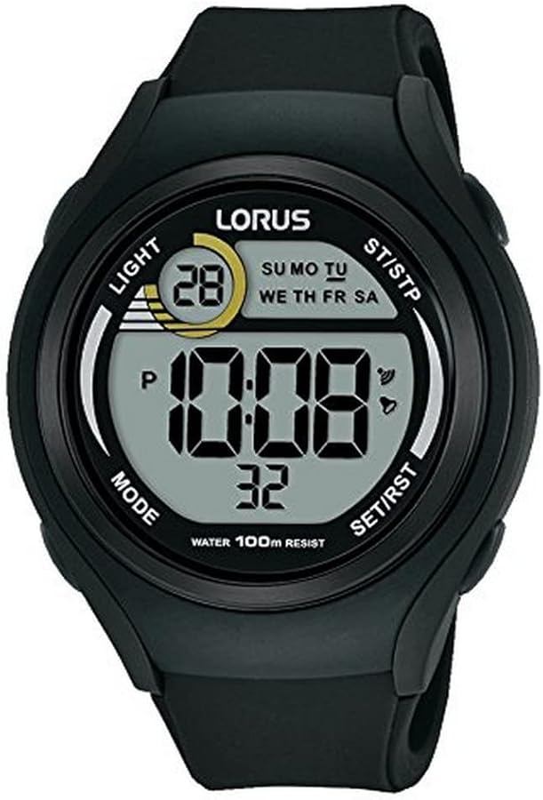 Lorus Reloj Digital para Unisex de Cuarzo con Correa en Silicona R2373LX9