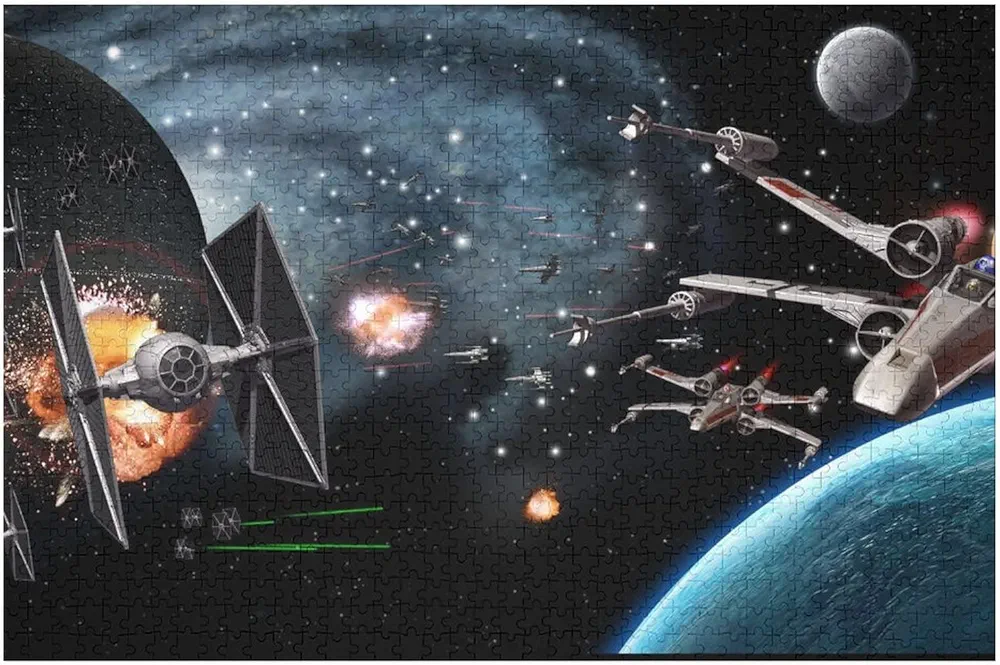 ANSNOW Rompecabezas para Adultos Películas de Ciencia Ficción Decoraciones Diy Juego de Ocio Juguete Adecuado Familiar Amigos Rompecabezas de Animales Juguetes Educativos Juego Divertido Regalos par