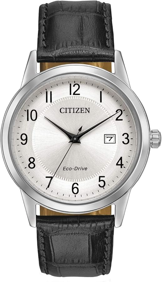 Citizen Reloj Analógico para Hombre de Cuarzo con Correa en Cuero AW1231-07A