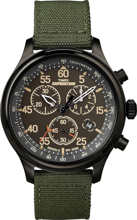 Timex Reloj Cronógrafo para Hombres de Cuarzo japonés con Correa en Nailon T49939SU