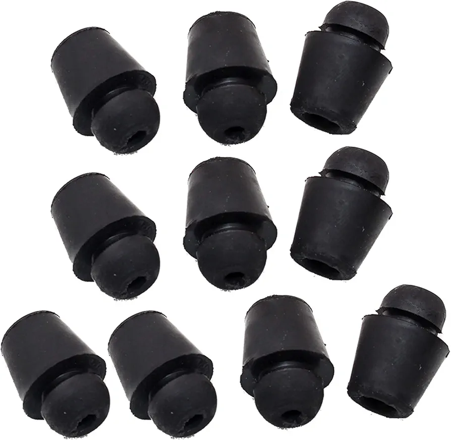 Yzdysg 10 juntas de goma amortiguadoras para puerta de coche, cojines negros, protectores de puerta de automóvil