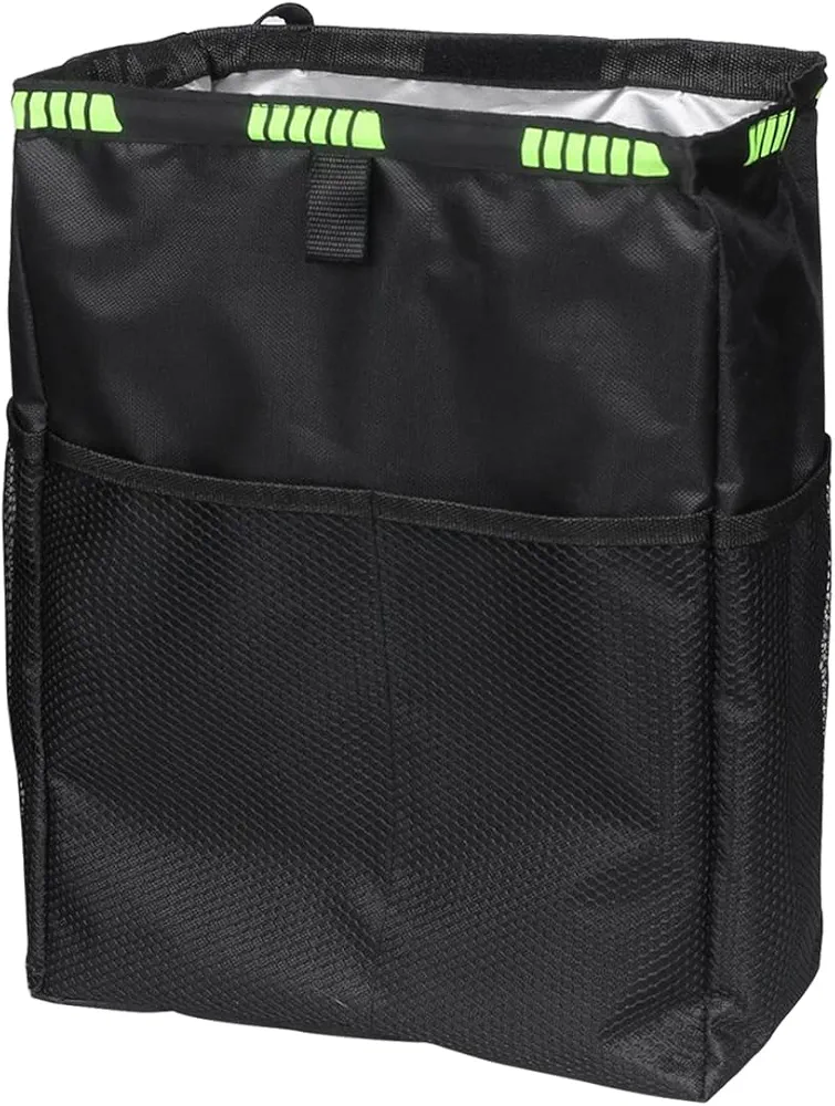 JNNJ Basura Coche, Almacenamiento Impermeable De Tela Oxford Plegable Contenedor De Basura Automóvil, Cubo De Basura Portátil Universal Que Viaja Cubo Papelera Portátil Plegable Con Tapa Para Coche