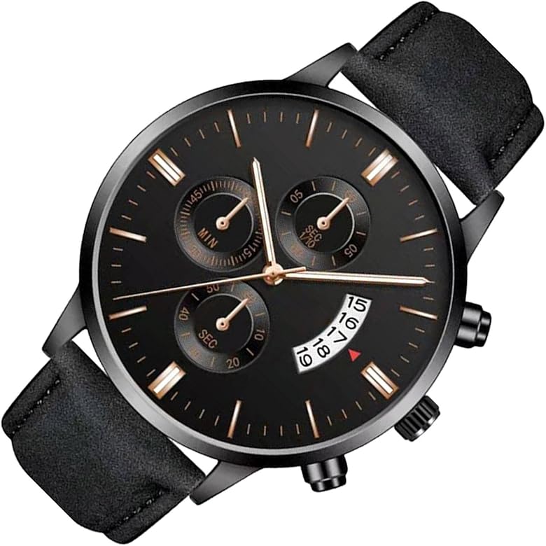 mivceklw Relojes de moda para hombre, relojes de lujo para hombre,Relojes de pulsera para hombre de negocios para viajar | Reloj de pulsera impermeable para hombre para viajes, viajes de negocios,