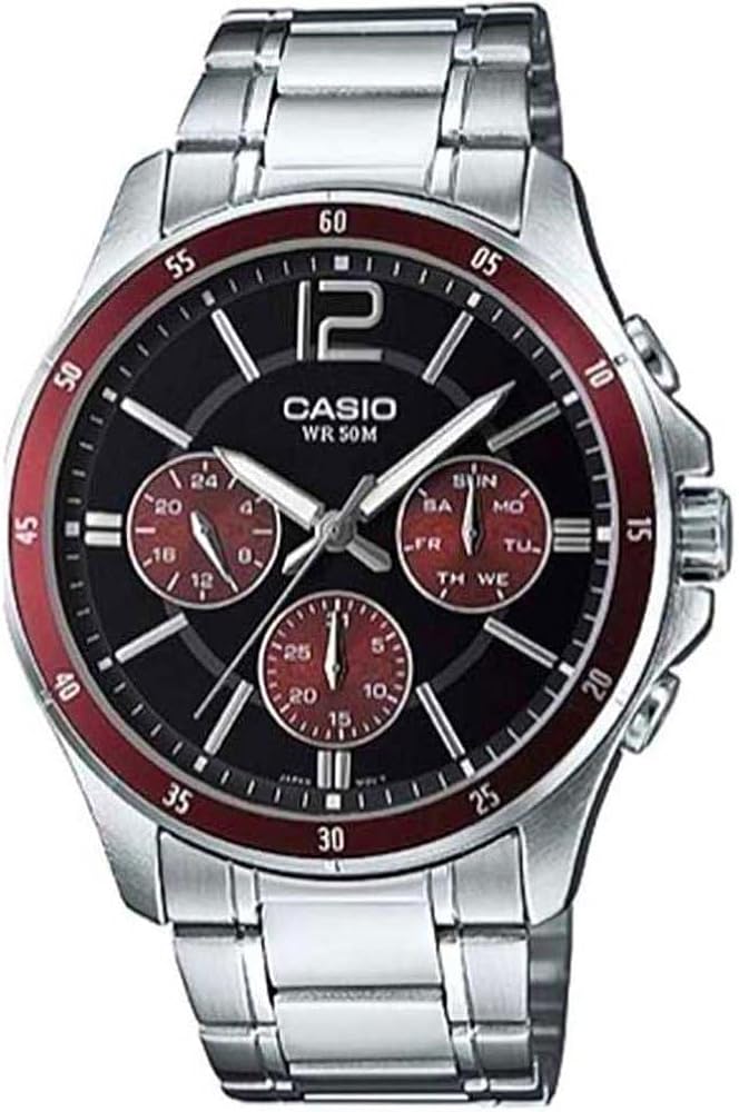 CASIO Reloj con Movimiento Cuarzo MTP-1374D-5A