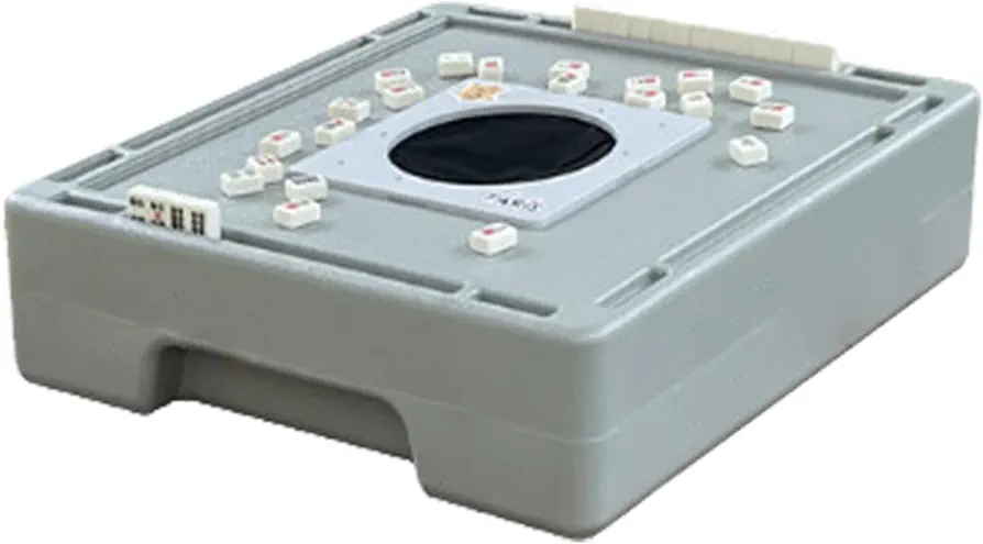 lyanny Mesa de Juego Mahjong,Juego de Mahjong Chino - Mesa de Viaje Mahjong Chino - Juego de Mesa Mahjong portátil de Viaje y Ocio para Familiares, Amigos, niños y niñas