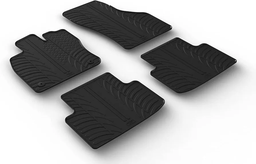 Gledring Alfombrillas de Goma Compatible con Cupra Formentor 2020- (Perfil T 4-Partes + Clips de Montaje)