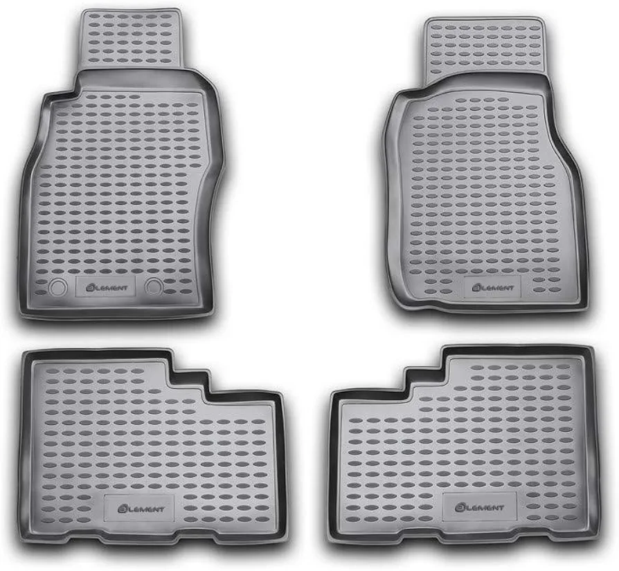 Element Alfombrillas Interior de Coche a Medida TPE Nissan Patrol 1997-2010, 4 pcs.
