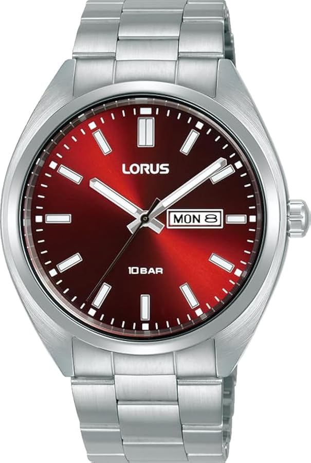 Lorus Reloj Analógico de Cuarzo para Hombre con Pulsera de Acero Inoxidable