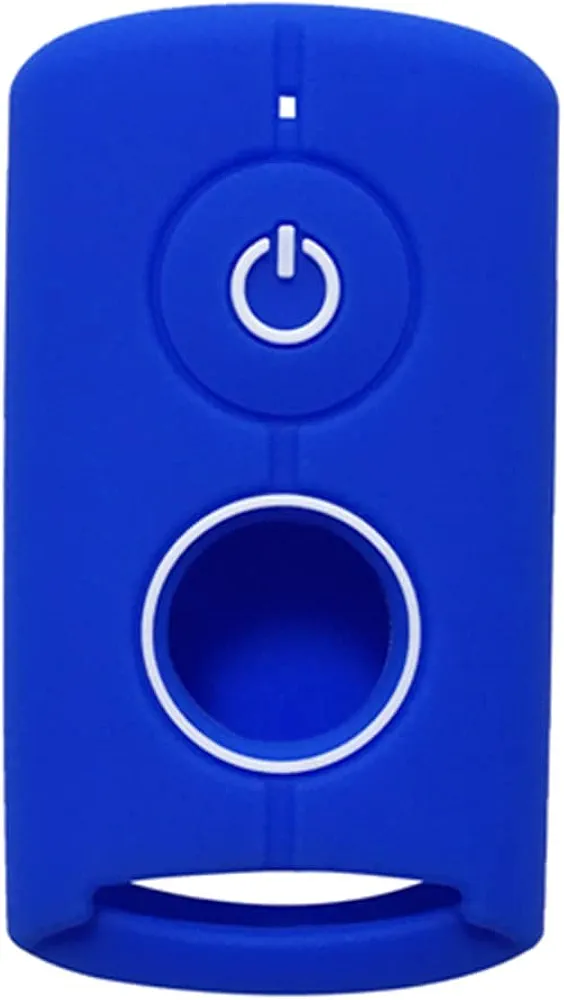 Otai Funda de Silicona para Llave de Coche Caso Compatible con Yamaha Aerox Xmax Qbix Jauns NVX Protector de Llavero de Moto (Azul)