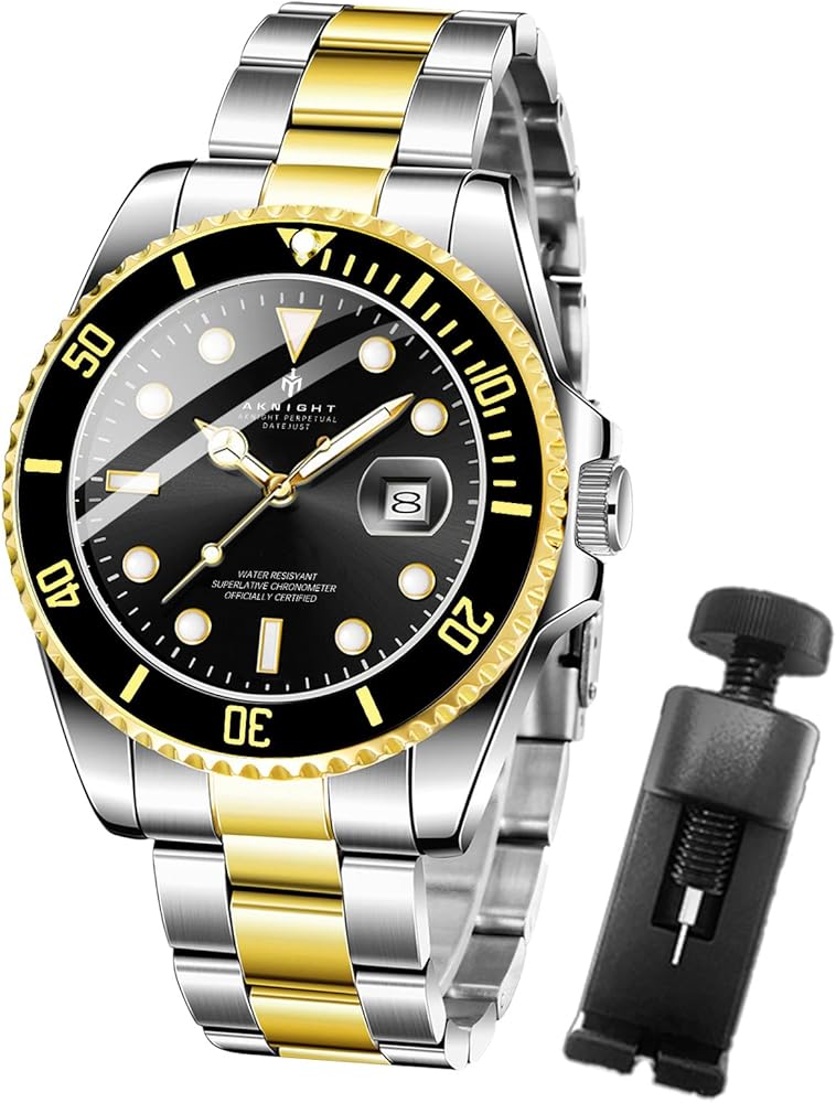 BENYAR Relojes para Hombres Cronógrafo Analógico de Cuarzo diseñador Deportivo Reloj de Pulsera 3ATM Relojes Impermeables Elegante Regalo para Hombres