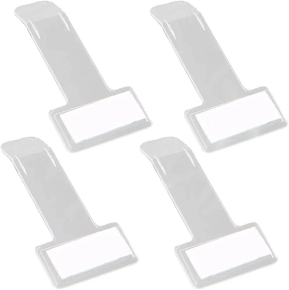 XINGSUI Clip para boletos de Parabrisas, Clip para boletos de estacionamiento, Clip para boletos Autoadhesivo para Permiso de Parabrisas, Clips para permisos para automóviles, Camiones y caravanas