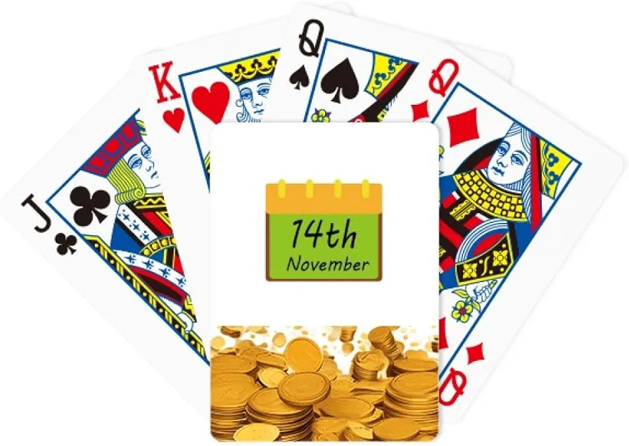 no/no Juego clásico de cartas color naranja para el día de San Valentín