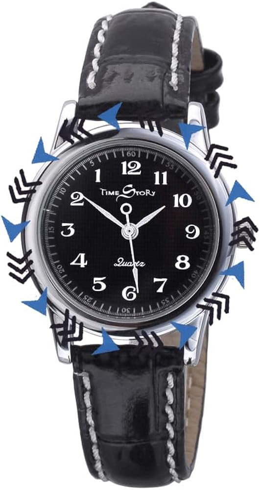 Relojes Invertidos. Reloj De Pulsera El Puntero Gira En Sentido Inverso. Los NúMeros EstáN Dispuestos Al RevéS. Reloj Invertido.Relojes En Sentido Antihorario. Movimiento De Cuarzo Cronometraje De