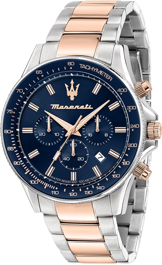 Maserati Sfida Reloj Hombre, Cronógrafo, De Cuarzo - 44 mm